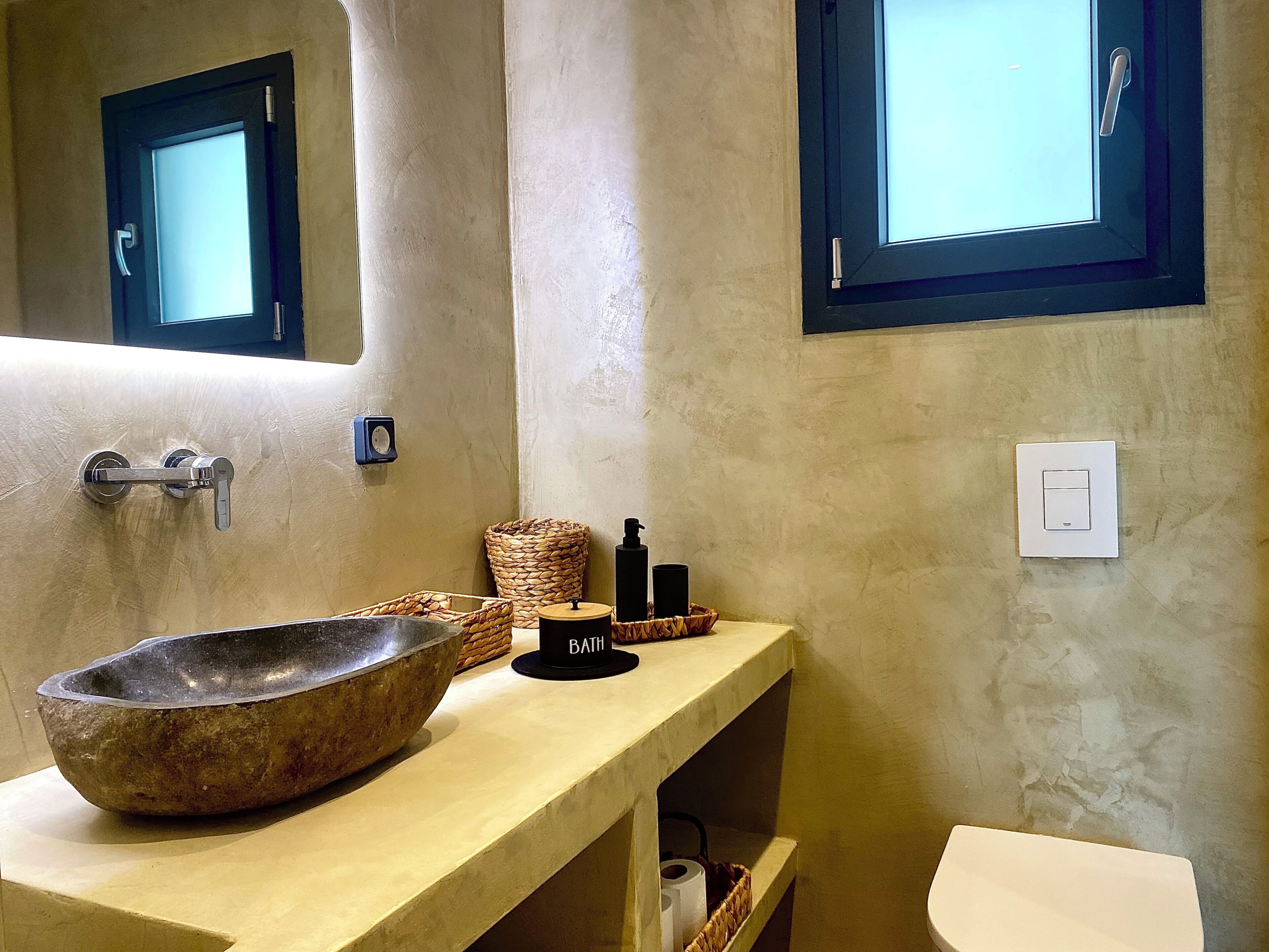 Suite, balcon, vue mer | Salle de bain