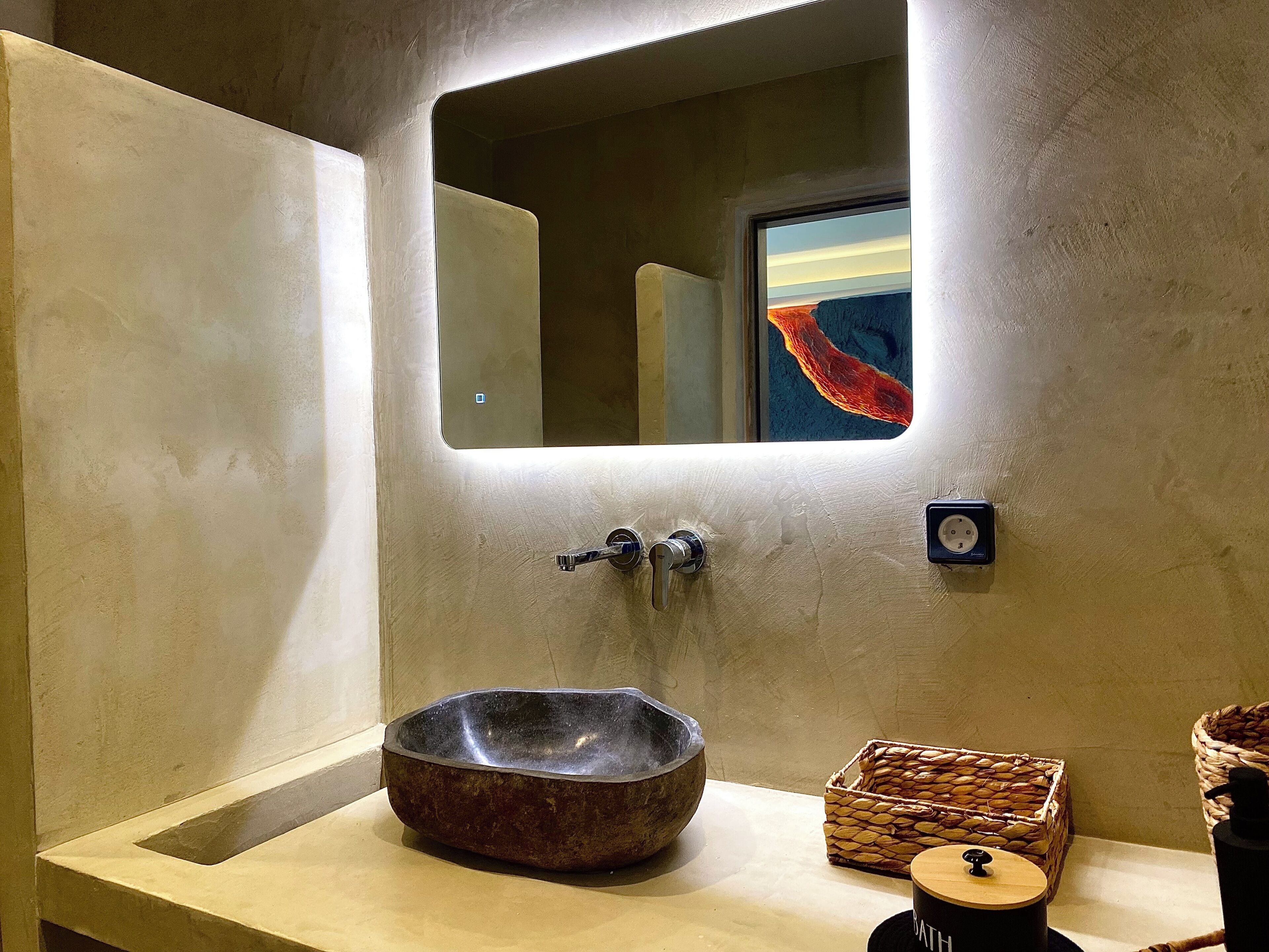 Suite, balcon, vue mer | Salle de bain
