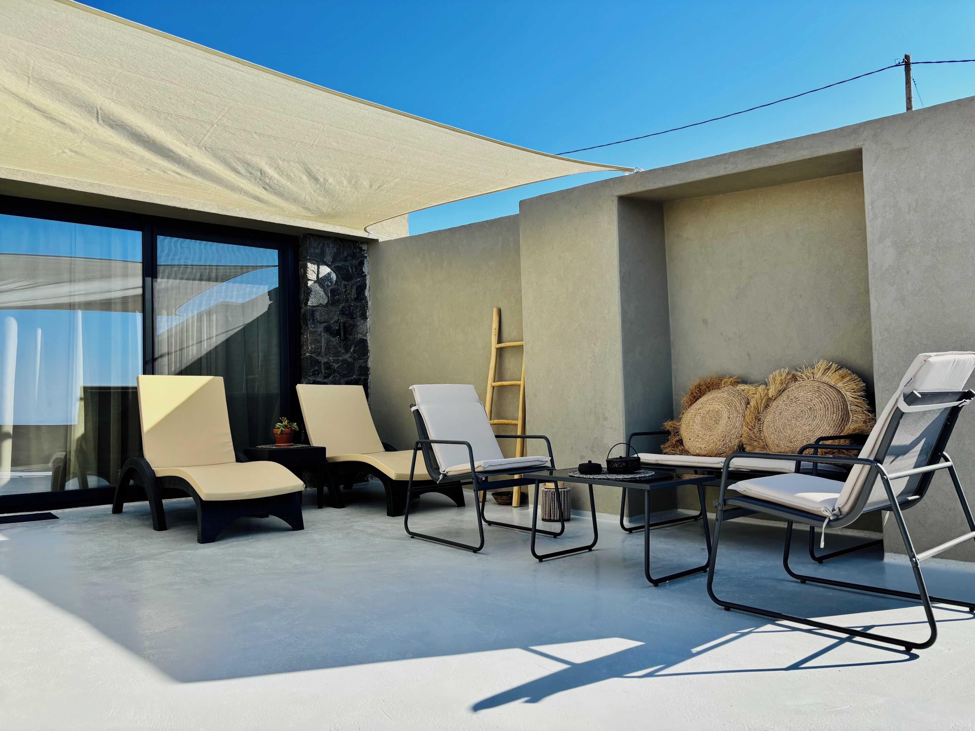 Suite, piscina privada, vistas al mar | Terraza o patio