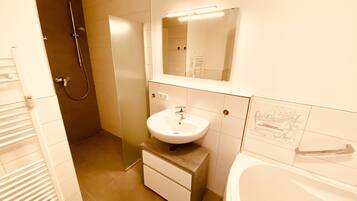 Dusche, Handtücher
