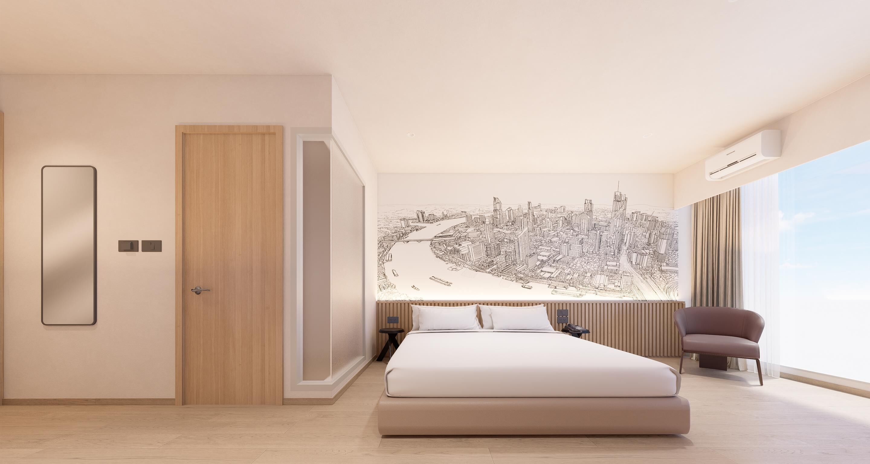 Executive Room, 1 Double Bed, Non Smoking, Corner