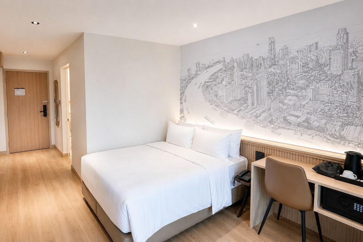 In-room safe, desk, blackout drapes, WiFi (free)