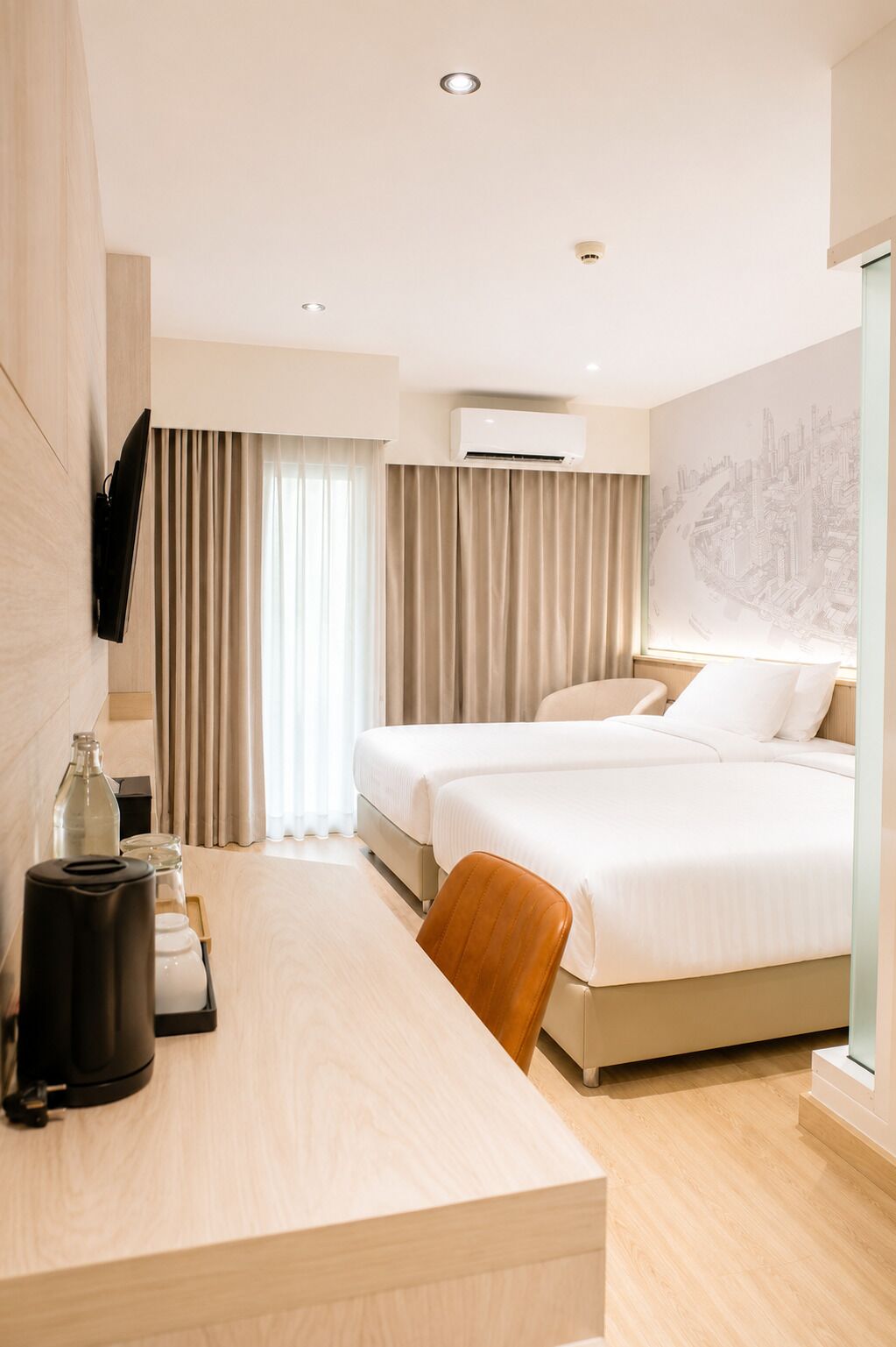Deluxe-Zimmer, 2 Einzelbetten, Nichtraucher