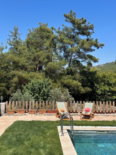 Private Pool Modern&Delightful Farmhouse In Nature With AC Near Sea&Airport