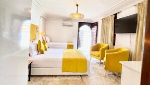 Family Triple Room, Patio, Courtyard View | Interior - Riad Alwafaa (Marrakech)