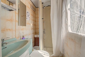 Shower, hair dryer