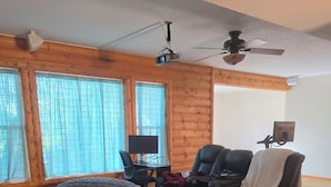 Interior - Cozy basement apartment, lake view, big movie screen, doggos okay (Savage)