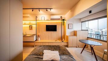 Estudi en suite Deluxe, vistes a la ciutat | Wifi gratuïta