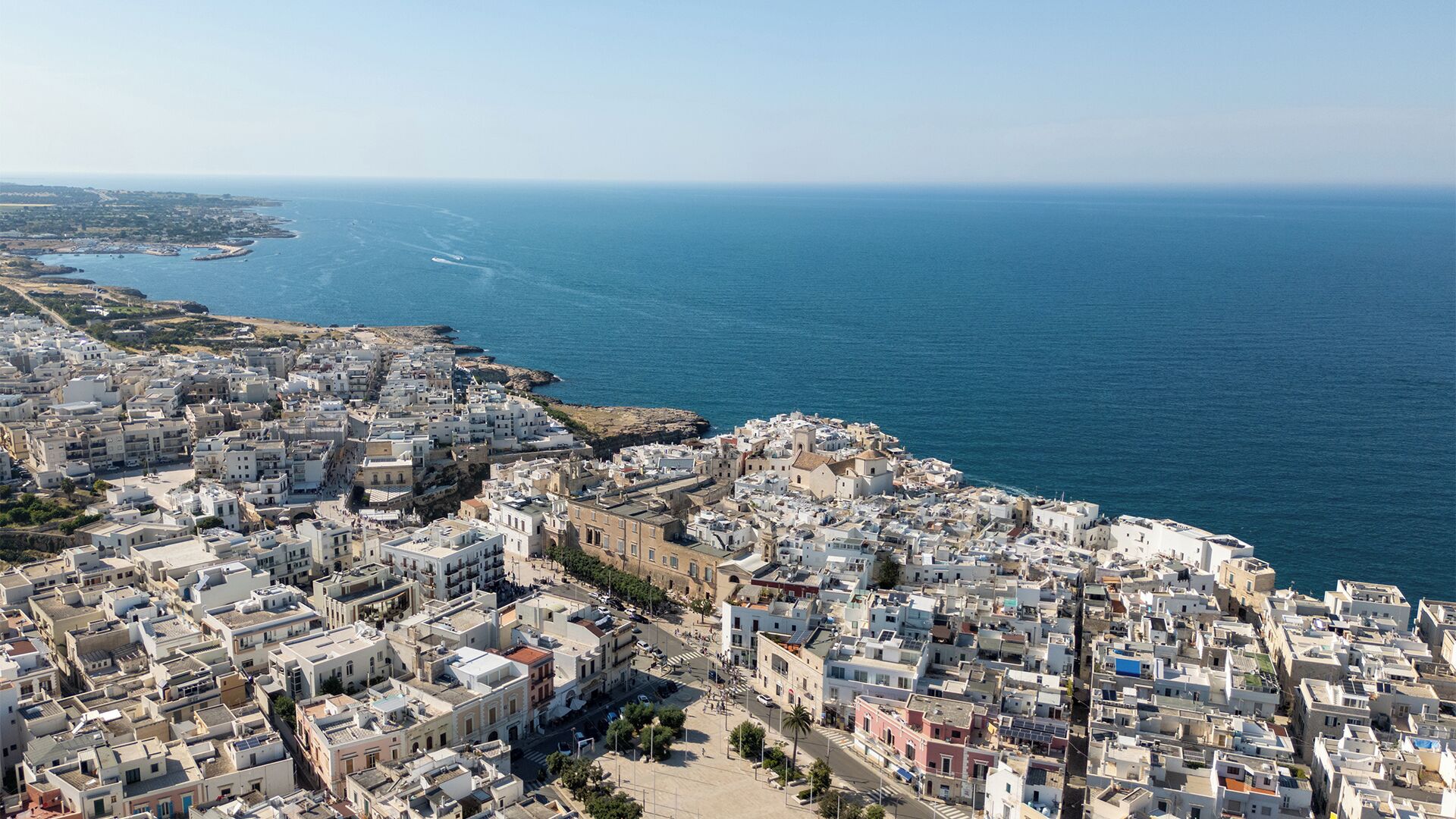 منظر من الجو على ارتفاع عالٍ