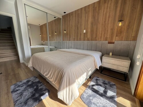 Duplex in a luxury mountain condominium.