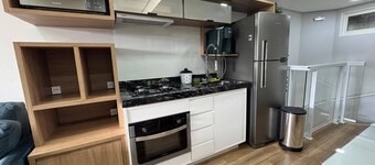 Duplex in a luxury mountain condominium.