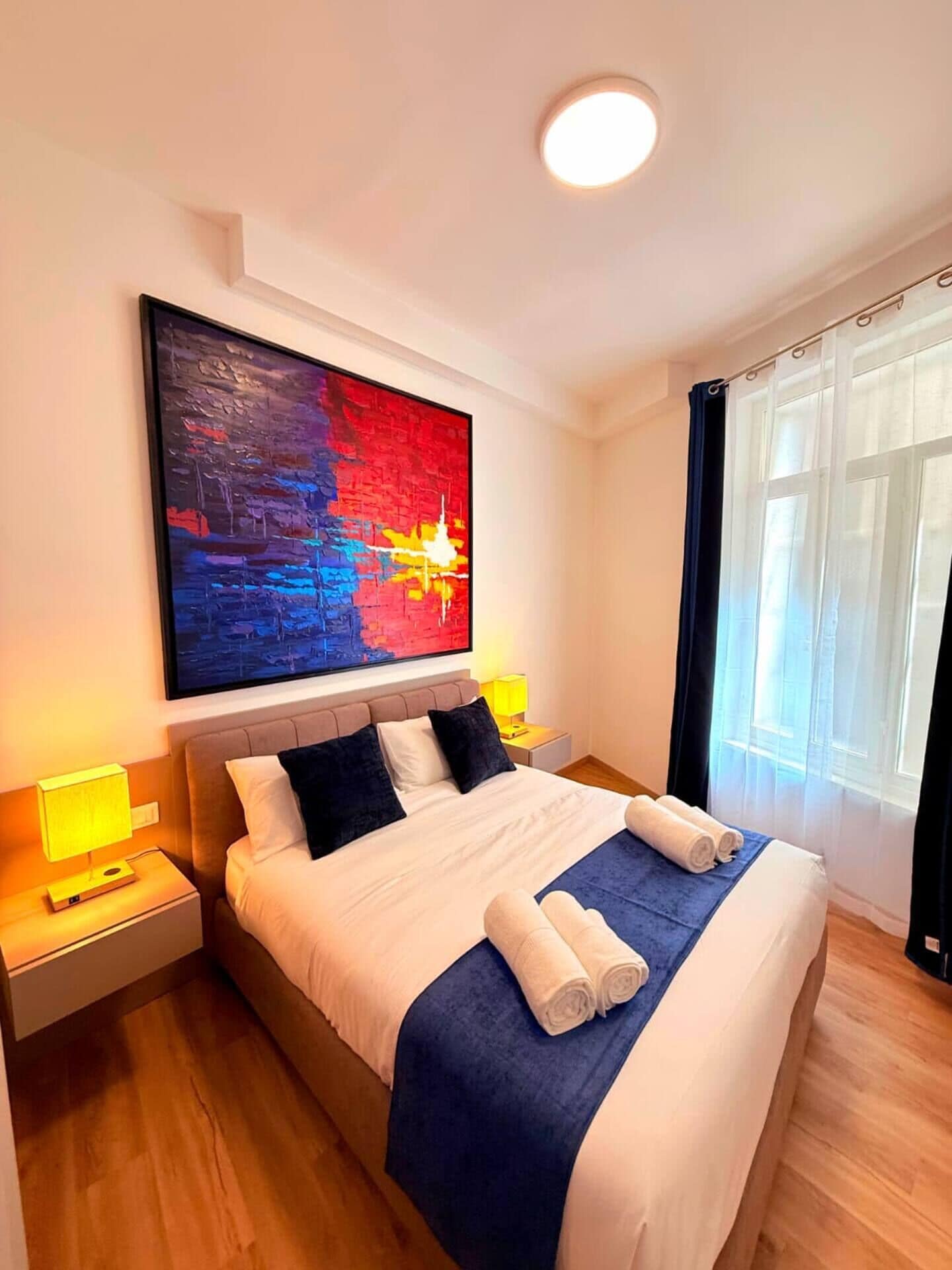 Quarto luxo, vista para o pátio