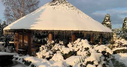 Domki nad morzem dla rodzin z dziećmi sauna balia jakuzji