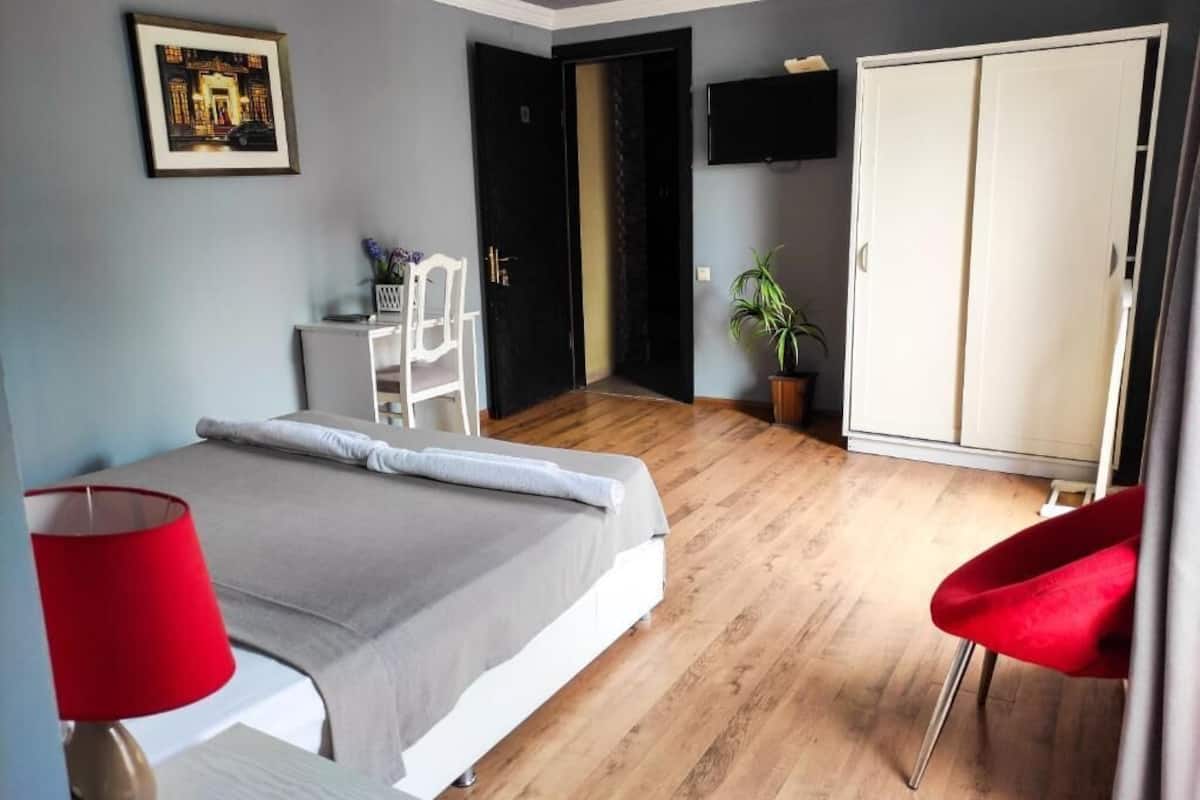Deluxe Double Room, Balcony, City View | Desk, laptop workspace, iron/ironing board (on request), free WiFi