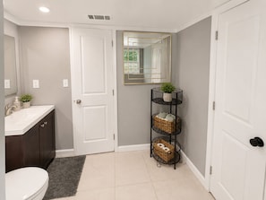 Bathroom -  Cozy Private Studio Retreat, Quiet, Clean & Relaxing Stay (Forest Park)