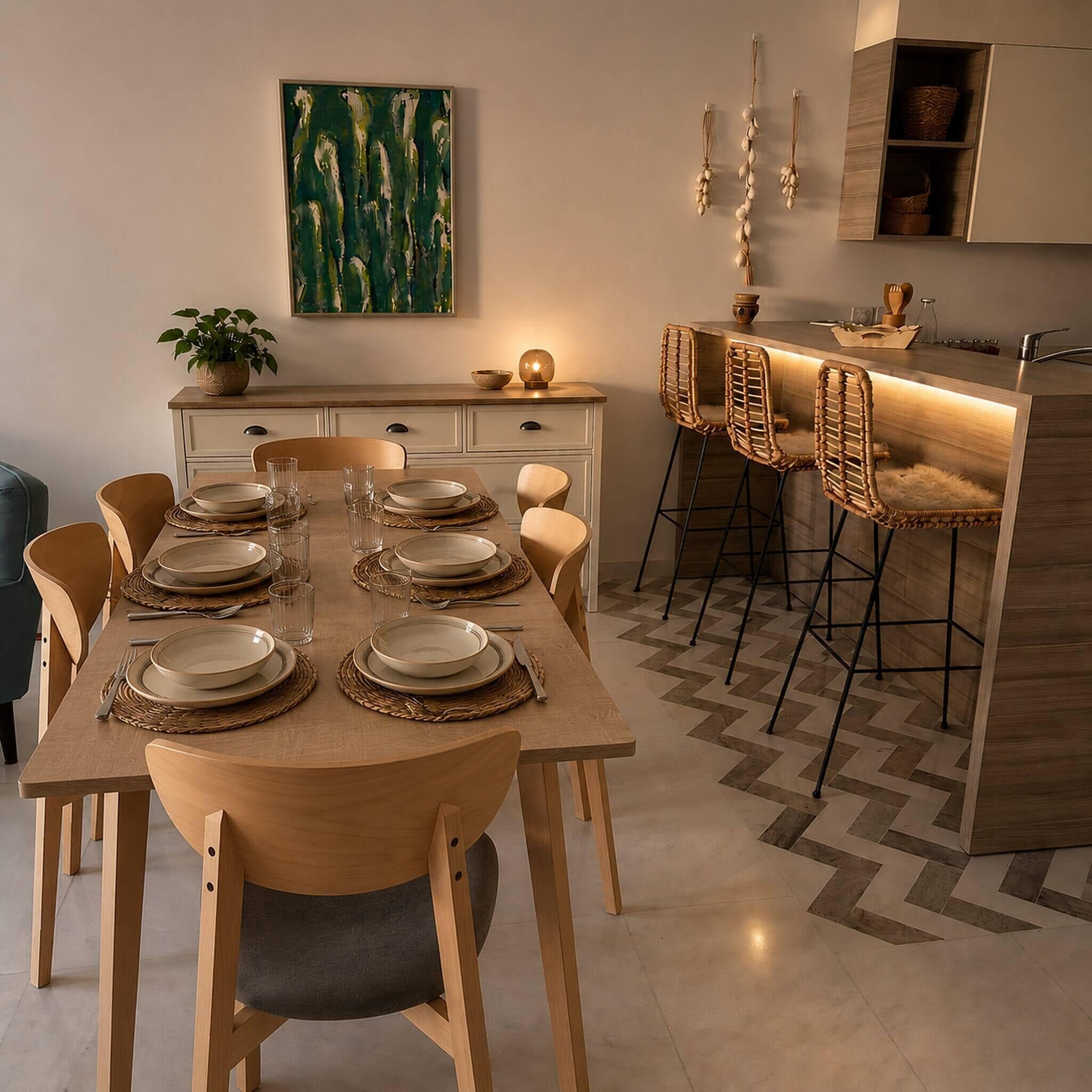 Apartamento, 1 habitación, fumadores, balcón | Comedor