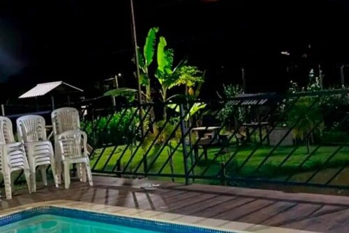 Perfect retreat with pool, lagoon and sand court.