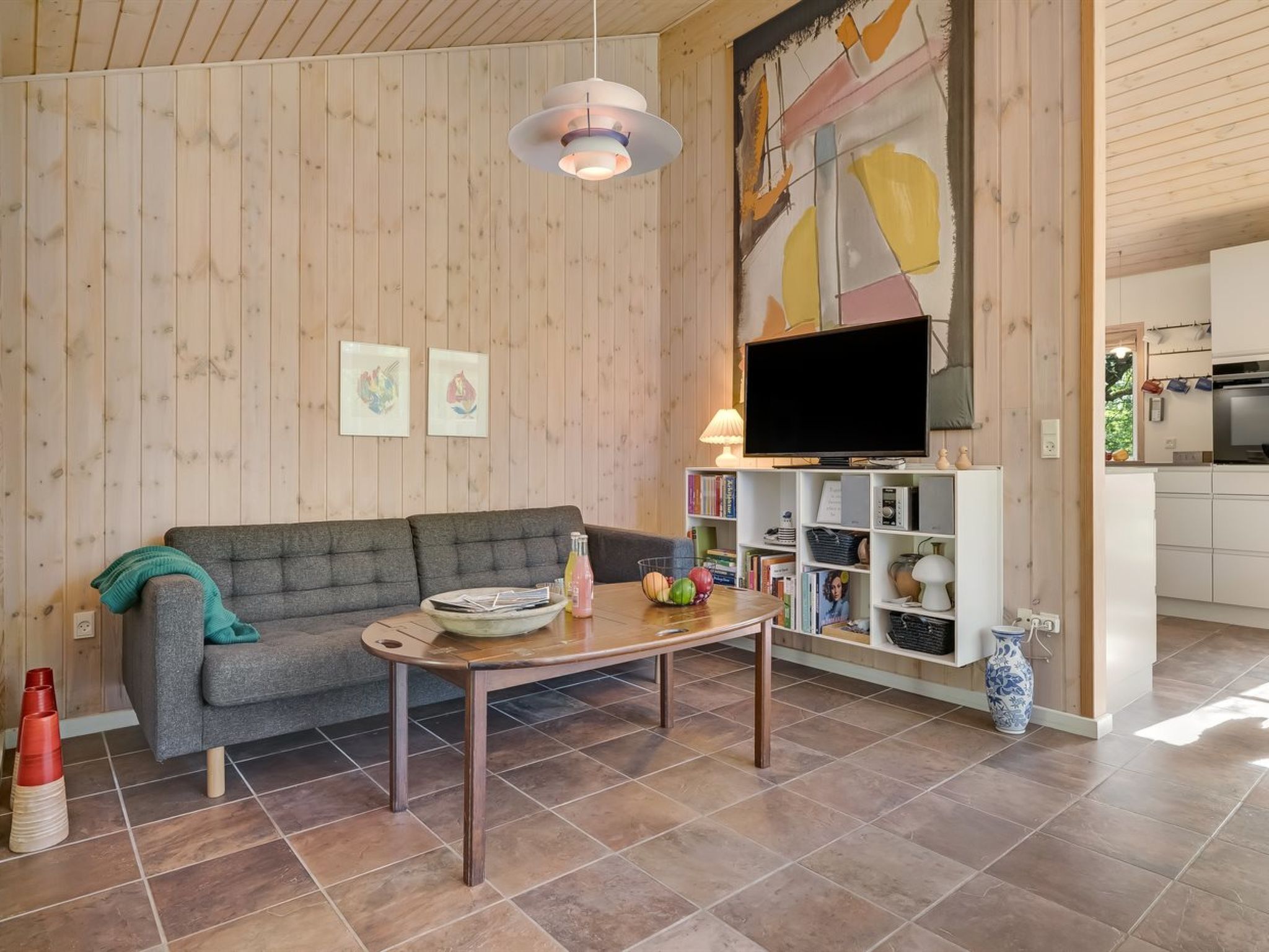 TV, peis og DVD-spiller