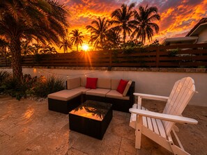 Terrace/patio - Wonderful 3-bedroom house with AC in sunny Fort Lauderdale (Fort Lauderdale)