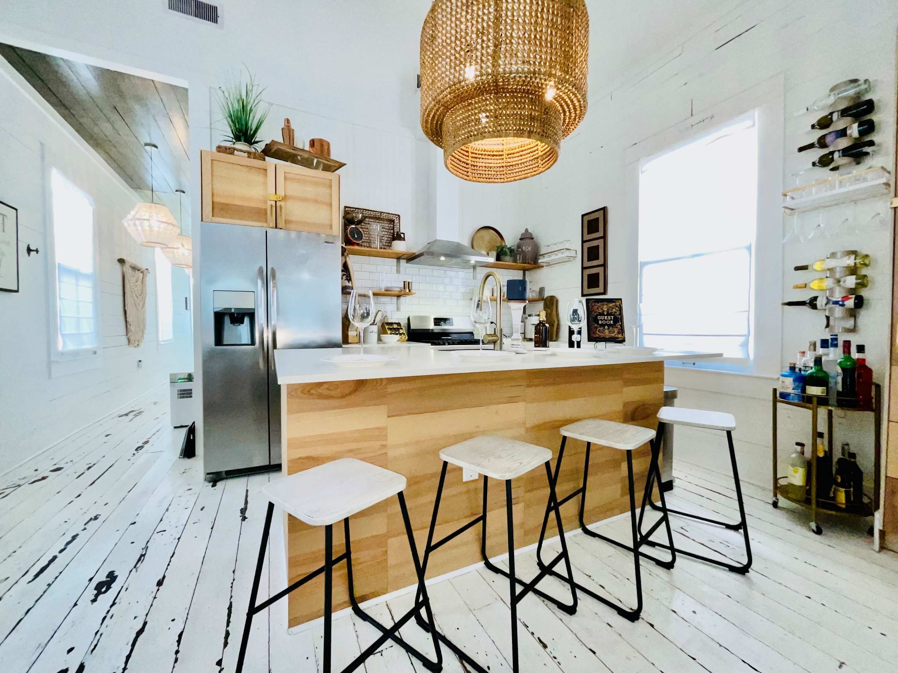 บ้านพัก, เตียงควีนไซส์ 2 เตียง, วิวสวน (Krewe Cottage) | ครัวส่วนตัว