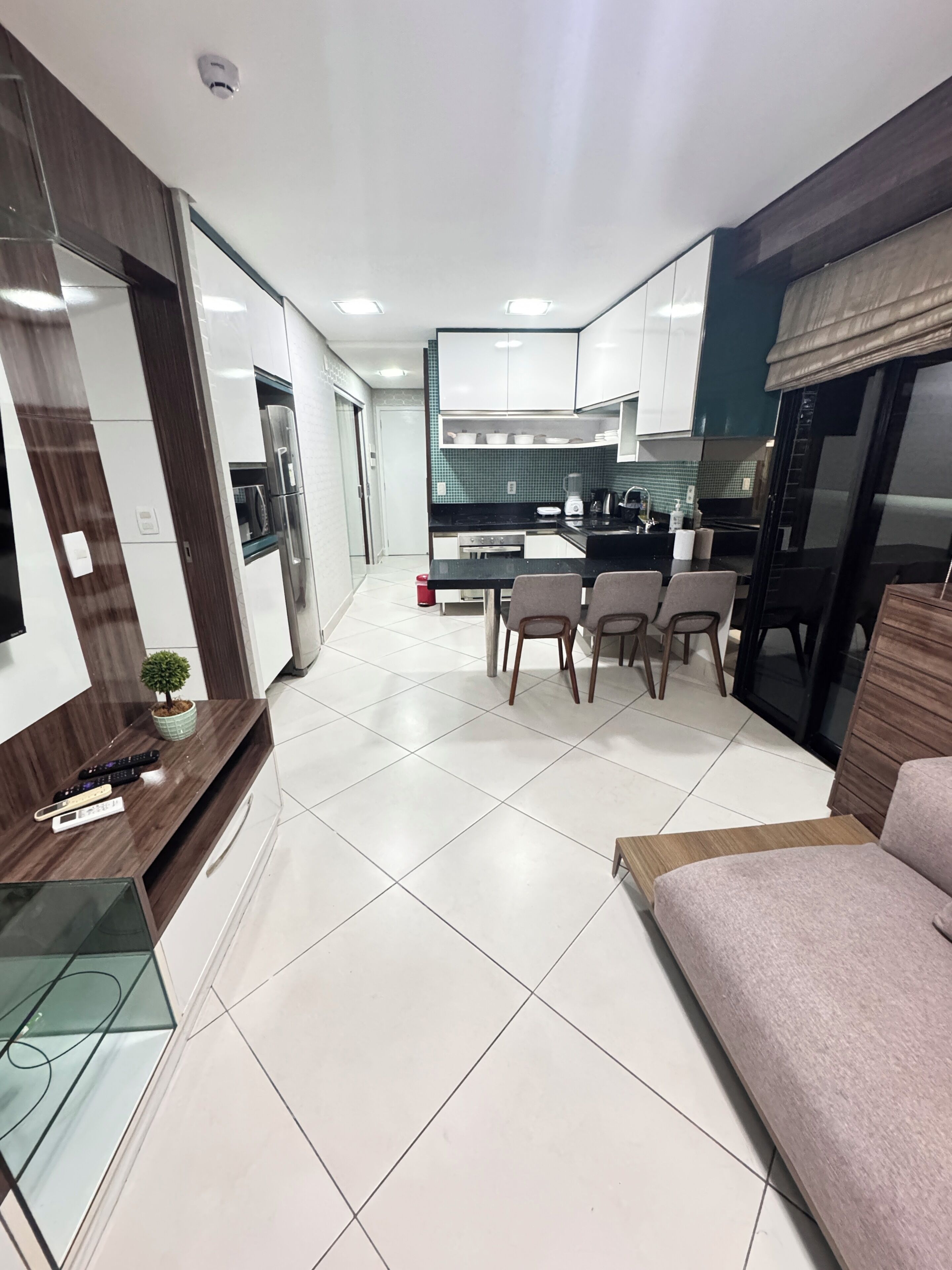 Apartament Deluxe, primera línia de platja | Sala d'estar