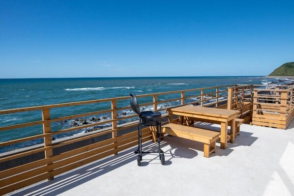 Basic House, 2 Bedrooms, Balcony, Ocean View | Outdoor dining - STAY in Obira (Obira)