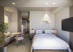 Superior Apartment | Desk, laptop workspace, iron/ironing board, WiFi (free) - Dash Living Toranomon (Minato City, Nishishinbashi)