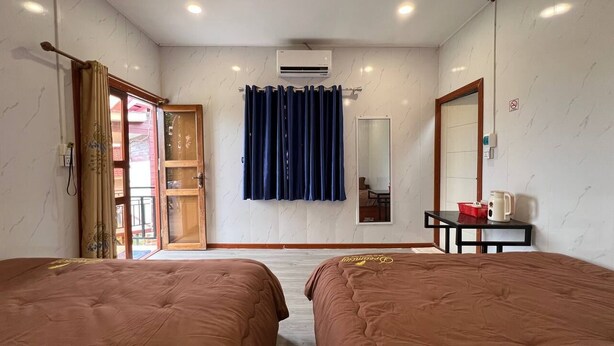 Standard Twin Room, Ocean View | Desk, free WiFi - Mango Bungalows & Hostel Koh Rong (Koh Rong)