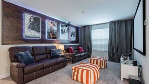 Een televisie en videogames