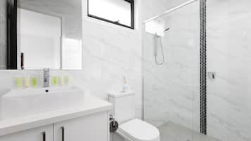 Hair dryer, towels