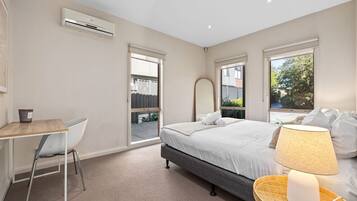 Desk, iron/ironing board, travel cot, WiFi