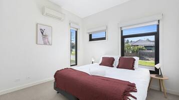 3 bedrooms, iron/ironing board, travel cot, WiFi
