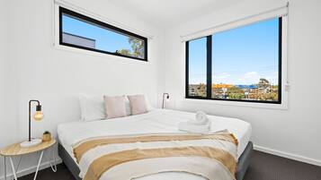2 bedrooms, iron/ironing board, travel cot, WiFi