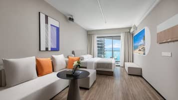 Comfort tweepersoonskamer, balkon, uitzicht op zee | Gratis wifi