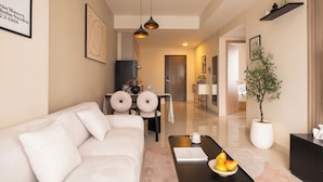 Apartemen Superior, balkon, pemandangan kota | Area keluarga
