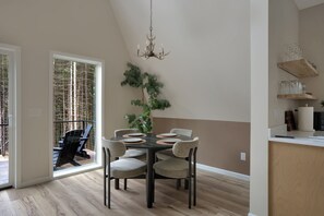 Dining - New Luxury A-Frame Cabin, 10 Min from Old Forge with Hot tub (Forestport)