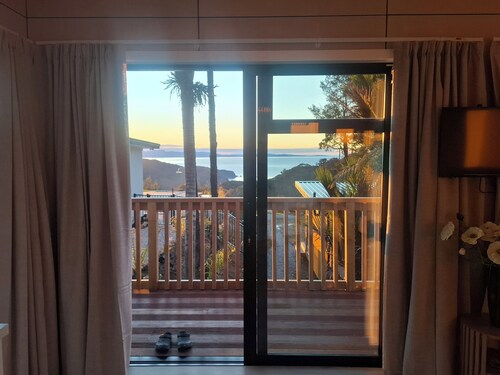 Totaranui Accommodation Chalet One 7km from beach.  Abel Tasman National Park