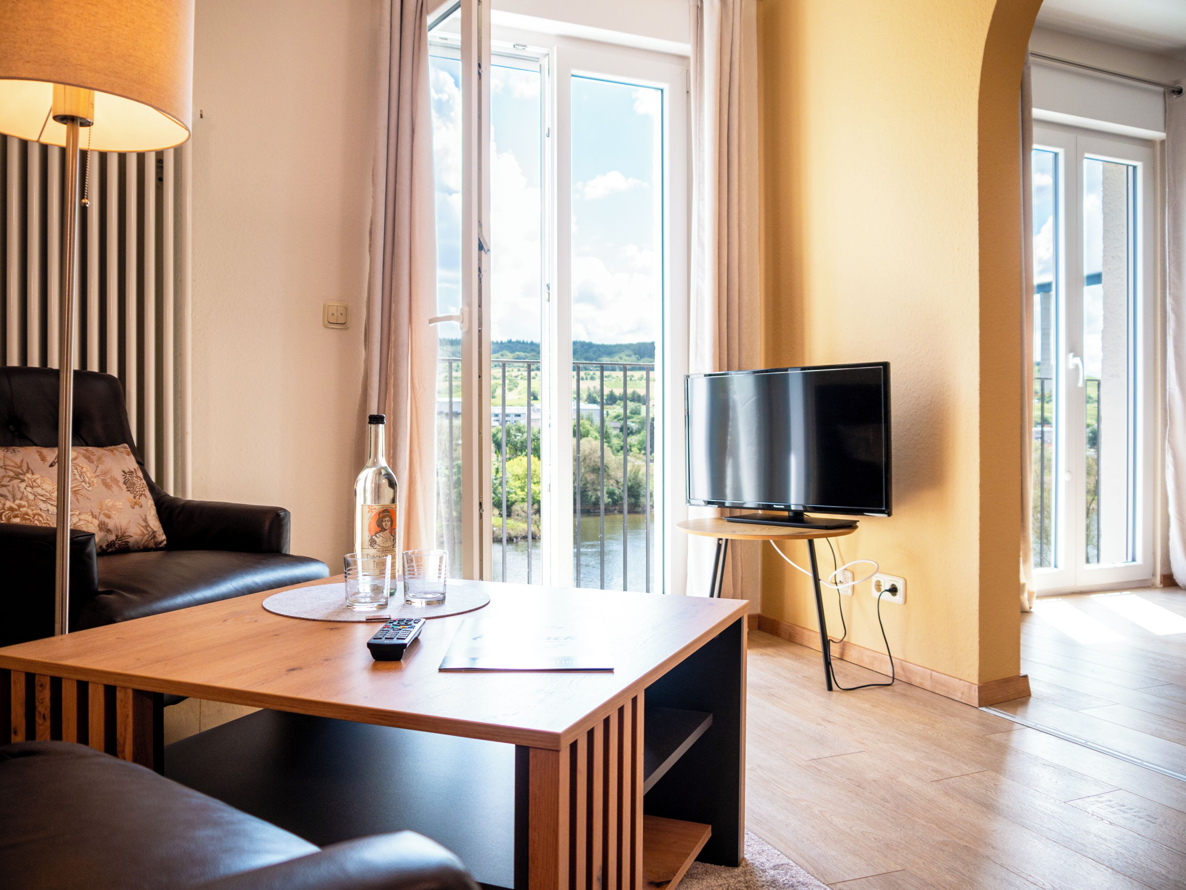 Habitación doble, vistas al jardín | Zona de estar