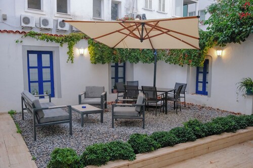 Historic Bodrum Stone House ,Walk to Beach & Marina, Garden, Sleeps 6