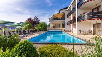 Indoor pool, seasonal outdoor pool