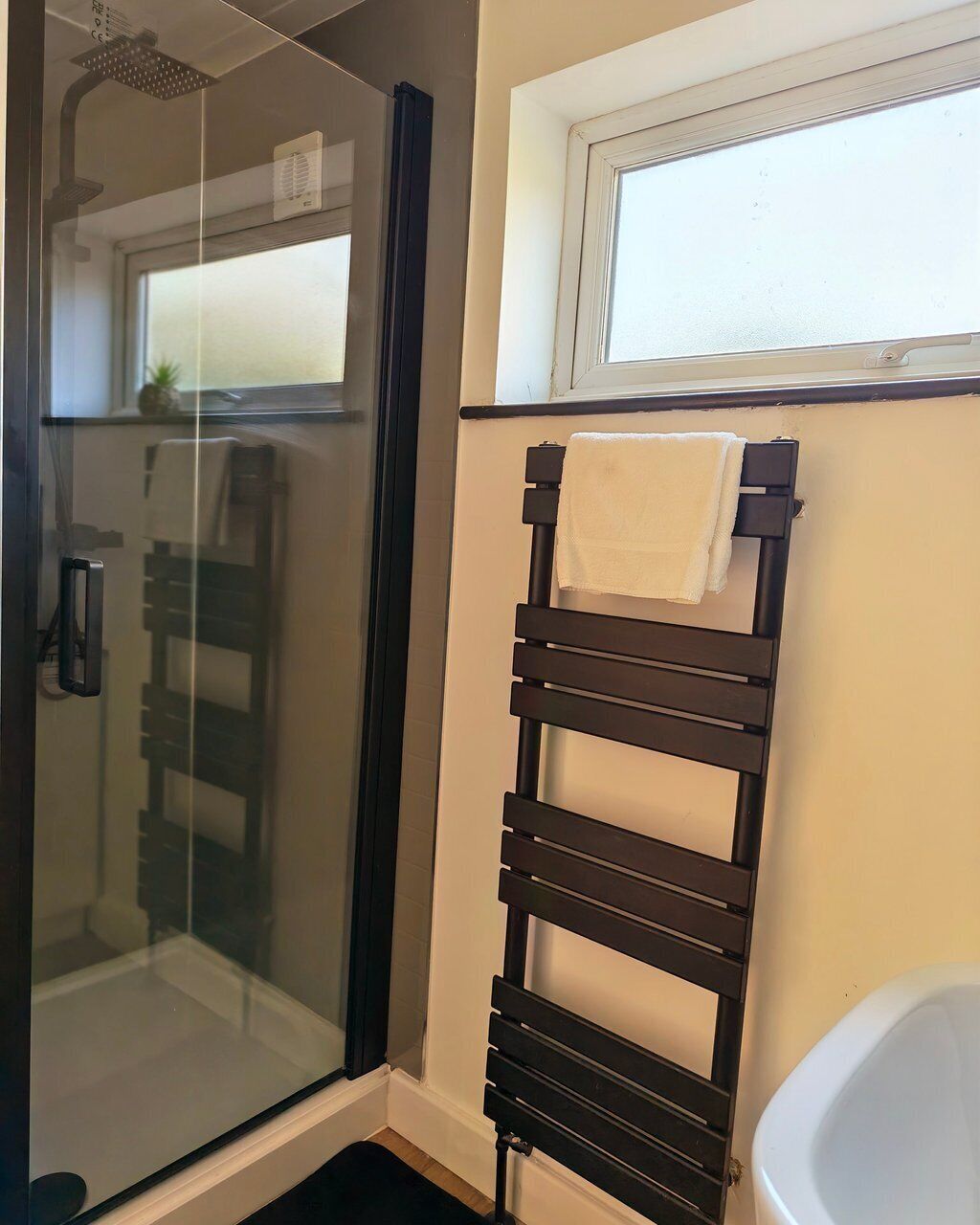 Shower, towels