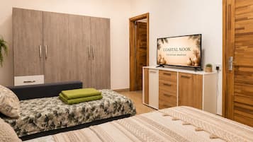 2 chambres, fer et planche à repasser, Wi-Fi, draps fournis