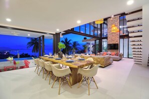 Dining - 4 Bedroom Seaview Tropical Eco-friendly Villa (Koh Samui)