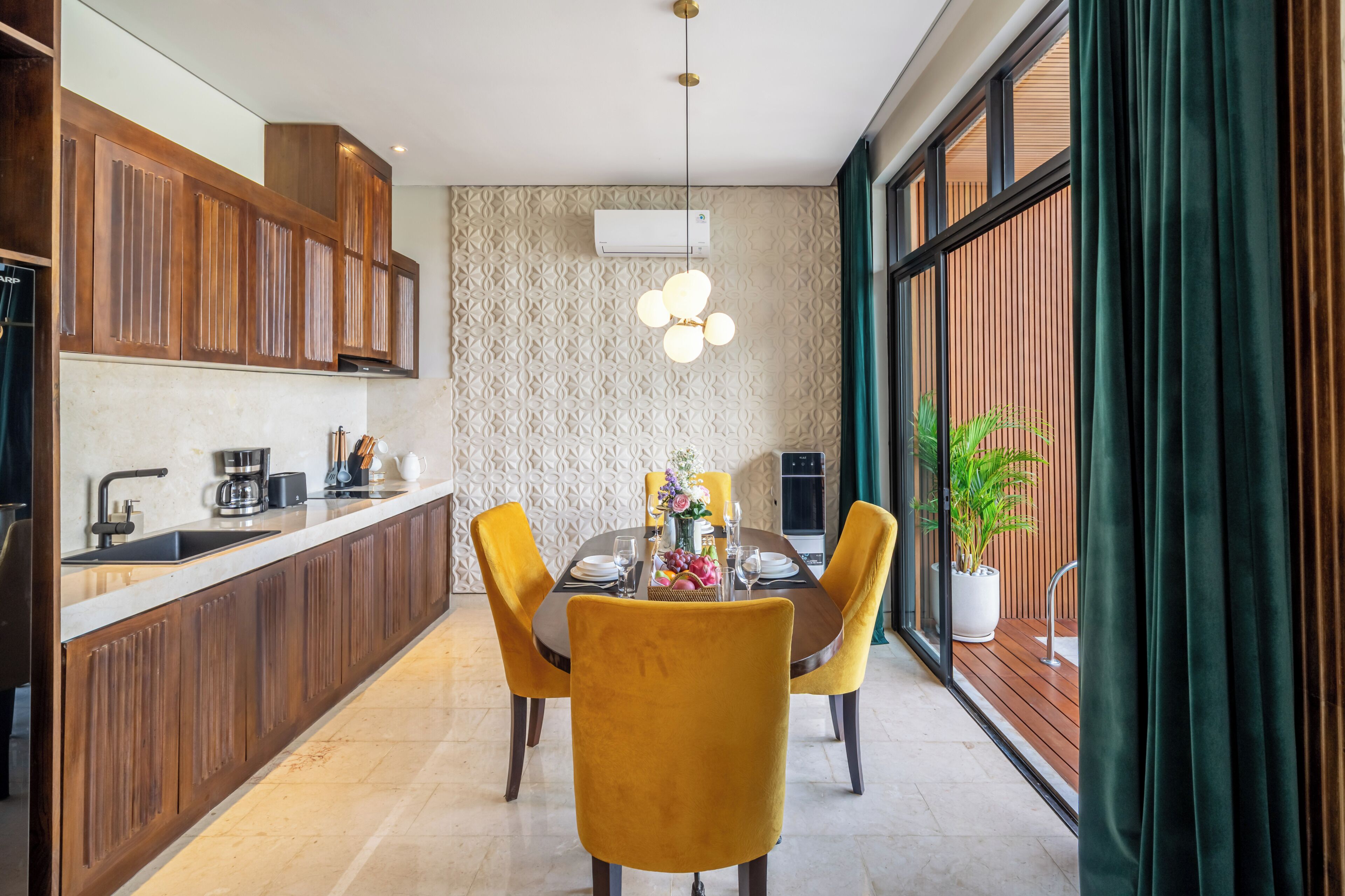 Villa de lujo, 2 habitaciones, piscina privada | Restauración