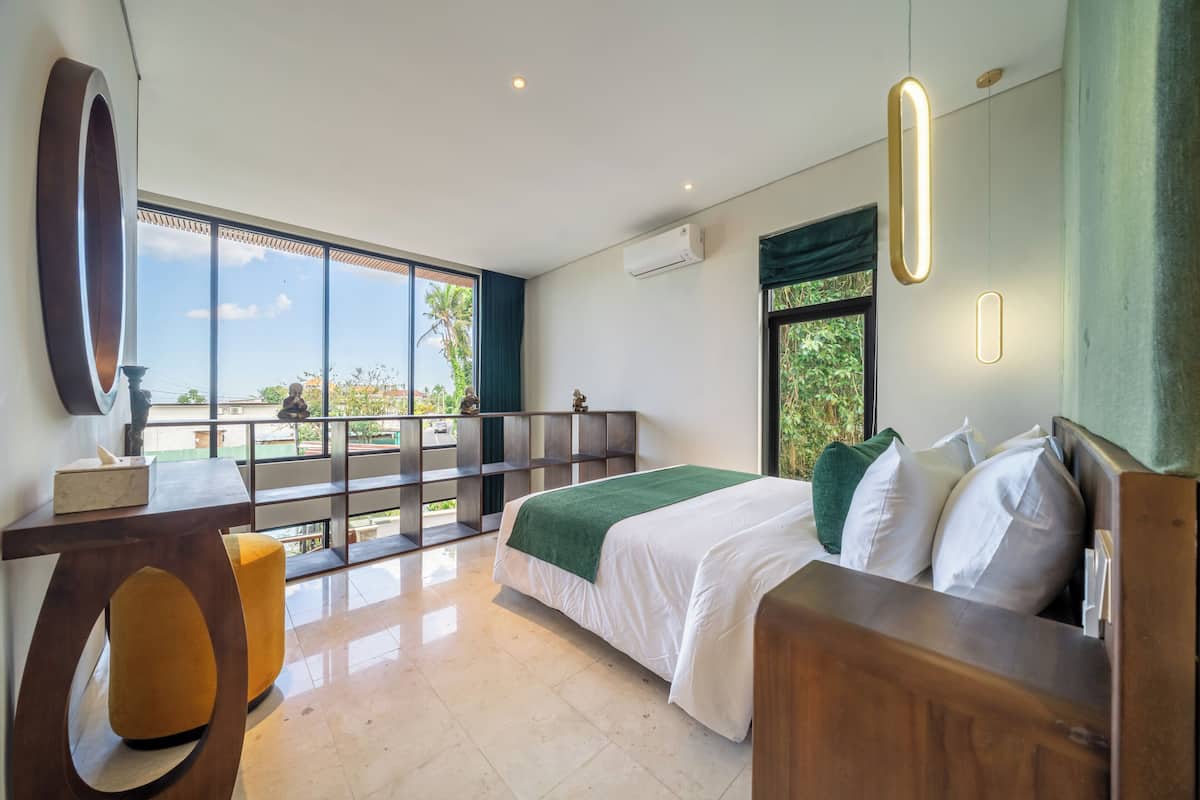 Vila Deluks, 1 kamar tidur, kolam renang pribadi | Brankas, Wi-Fi gratis, dan seprai linen