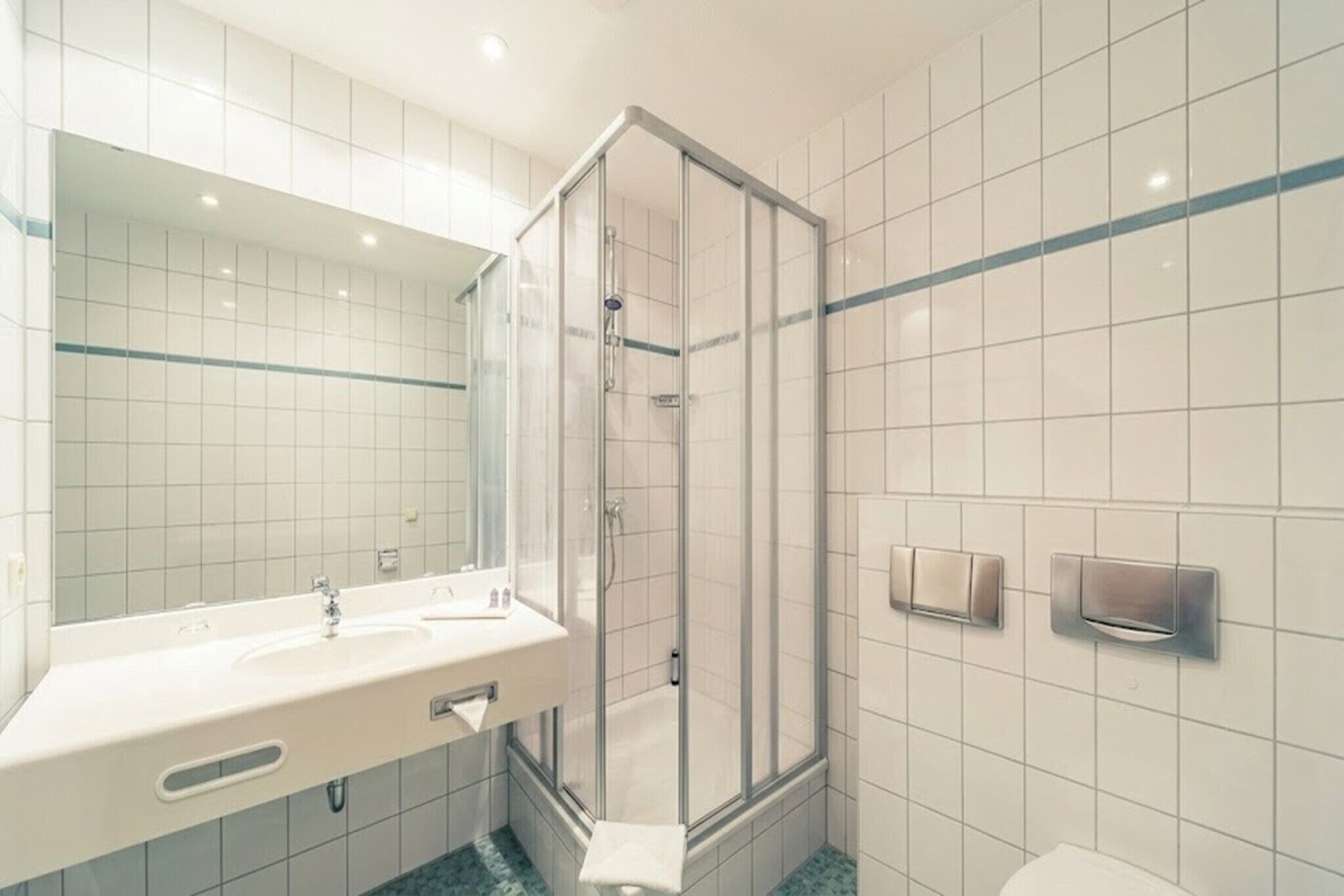 Shower, hair dryer