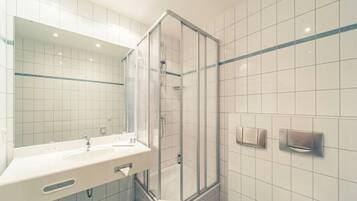 Shower, hair dryer