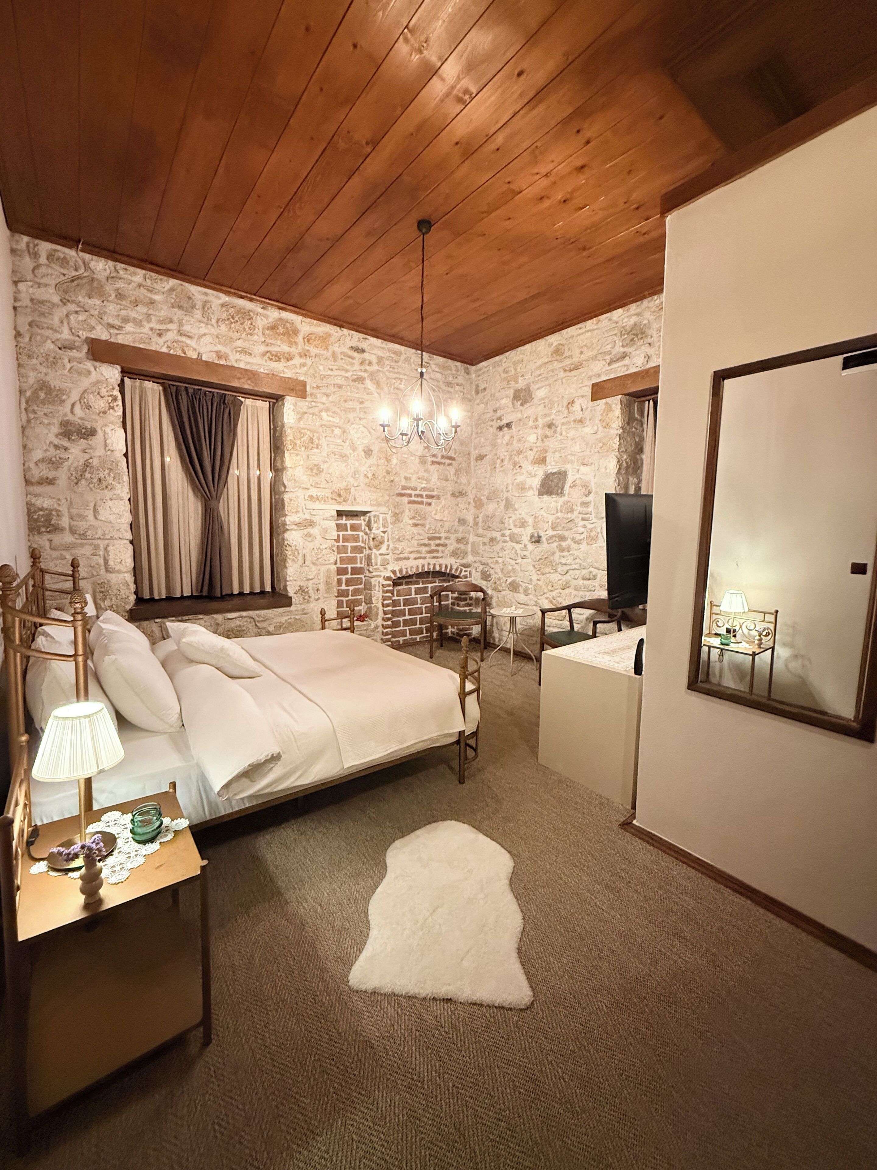Chambre Deluxe double, vue sur la montagne | Accès au Wi-Fi (inclus)
