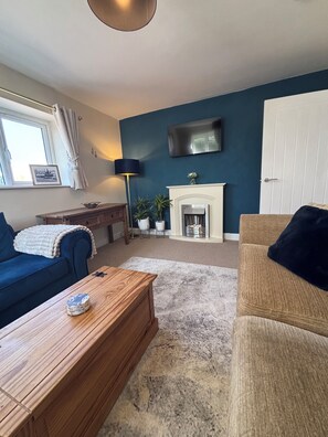 Living area - Corner Cottage in Malpas Cheshire (Unknown)