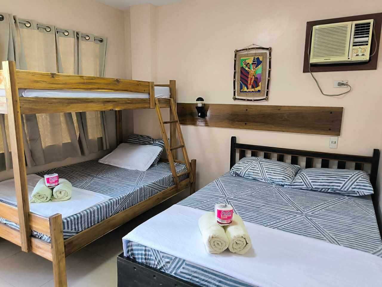 Habitación familiar | Wifi gratis y ropa de cama